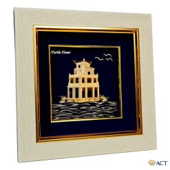 Tranh hồ gươm dát vàng 24k