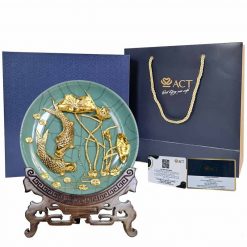 Hộp đĩa cá chép hoa sen