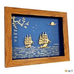 Tranh doi thuyen dat vang