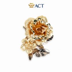 Hoa cài áo dát vàng 24k mẫu A1