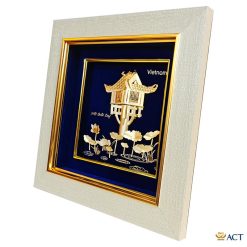 Tranh chùa một cột được chế tác thủ công