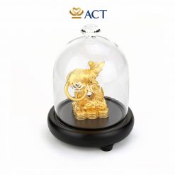 Tượng chuột dát vàng 24k