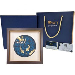 Hộp tranh cá chép hoa sen