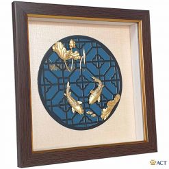 Tranh cá chép hoa sen