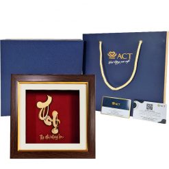 Tranh chữ thọ Act Gold