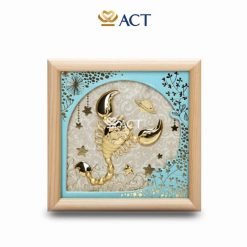 Hộp nhạc cung Bọ cạp dát vàng 24k