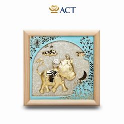 Hộp nhạc cung Kim Ngưu dát vàng cao cấp