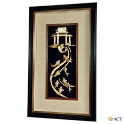 Tranh cá chép hóa rồng cao cấp