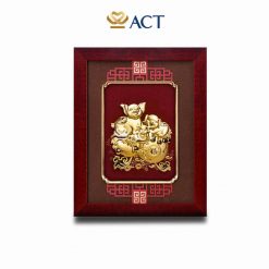 tranh heo dát vàng 2633