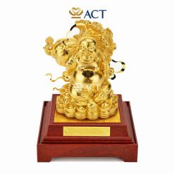 Tượng di lặc dát vàng 24k