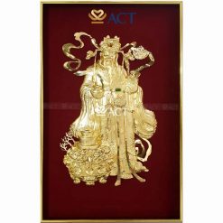 Ông Lộc dát vàng 24k