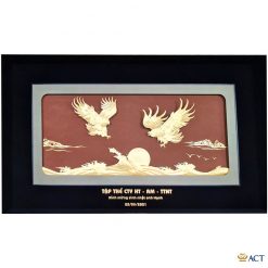 chi tiết tranh đại bàng