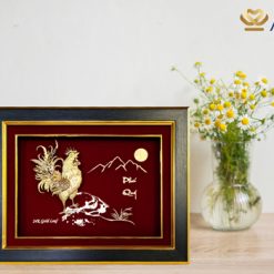 Tranh gà trống cao cấp