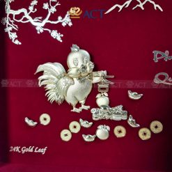 chi tiết tranh gà con