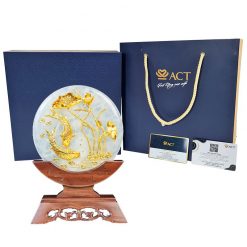 Hop dia ca chep hoa sen