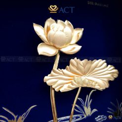 chi tiet tranh hoa sen