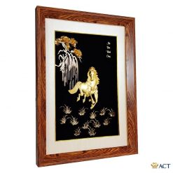 Tranh ngựa phong thủy Act Gold