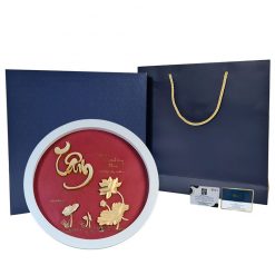 tranh chữ tâm tròn