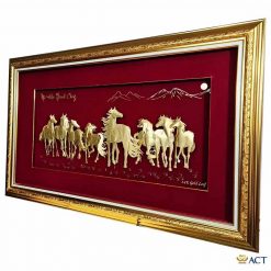 Tranh bát mã mừng tân gia