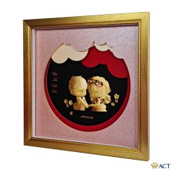 Tranh cô dâu chú rể kỷ niệm ngày cưới