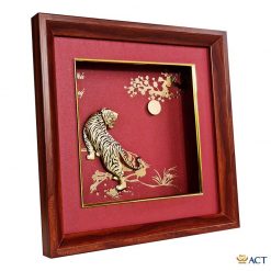 Tranh hổ dát vàng 24k