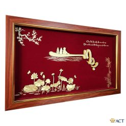 Tranh chữ mẹ dát vàng