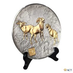 Đĩa pewter tam dương khai thái